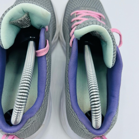 Size 5 UK 38 EUR Skechers Go Run Grey And Pink Trainers - Picture 6 of 10